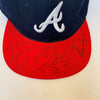 1993 Chipper Jones Pre Rookie Richmond Atlanta Braves Team Signed Hat JSA COA