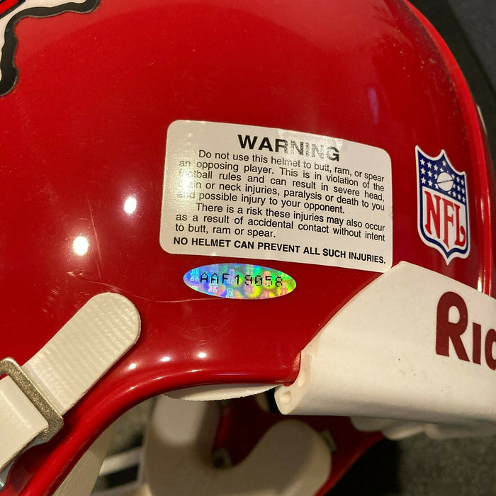 Joe Montana Signed Authentic Kansas City Chiefs Game Model Helmet UDA Upper Deck