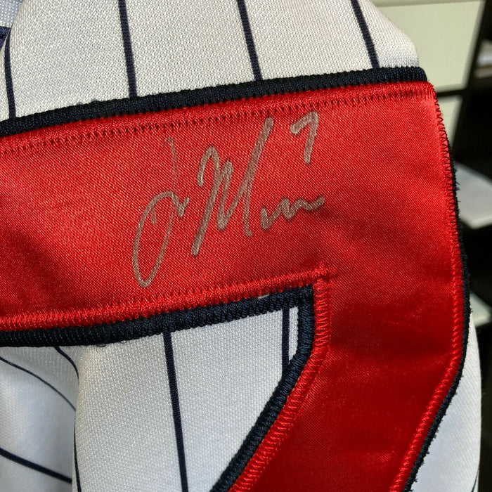 Joe Mauer Signed 2010 Minnesota Twins Inaugural Season Jersey JSA COA