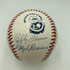 Ralph Branca Bobby Thomson Shot Heard Round World Signed Logo Baseball Steiner