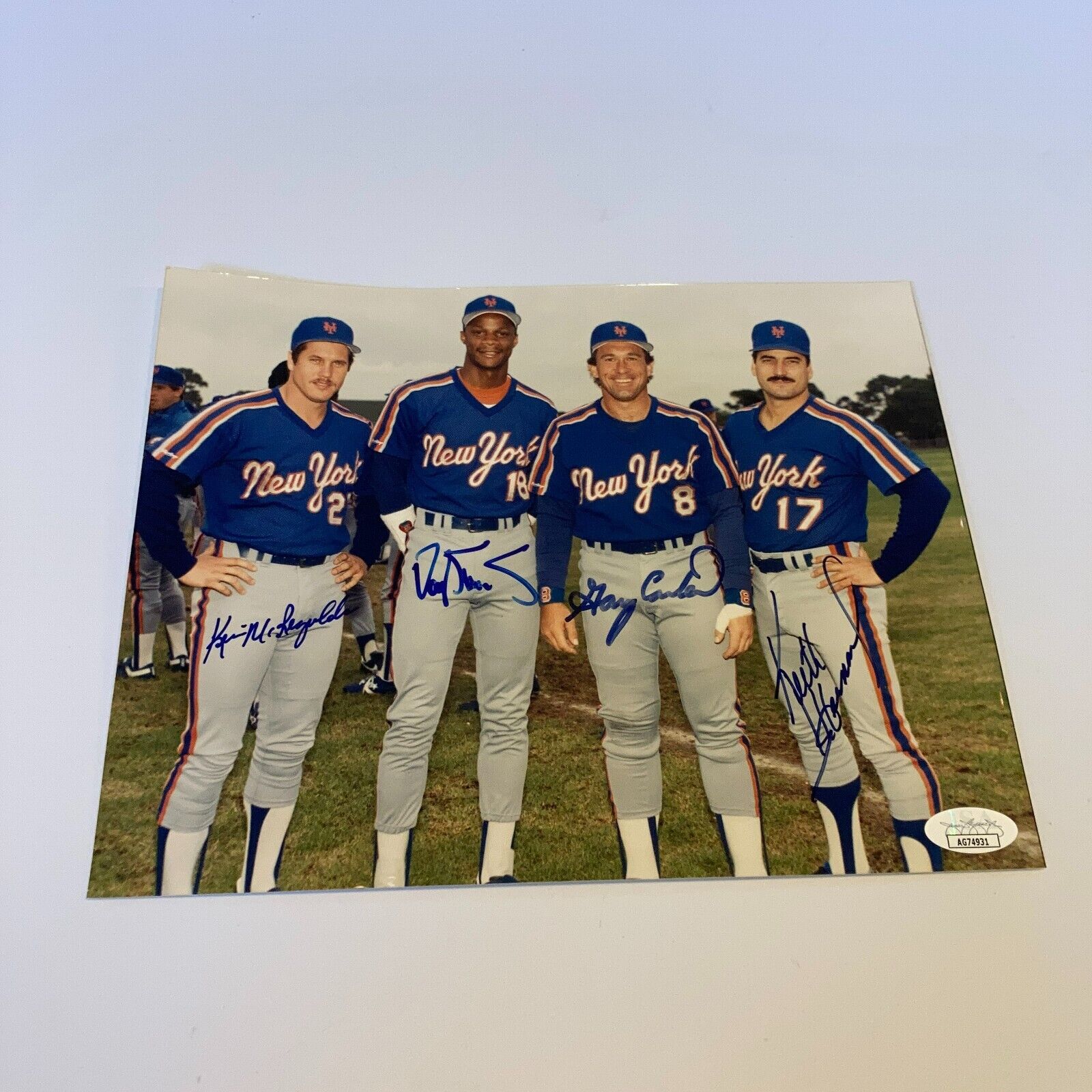 Keith Hernandez autographed Jersey (New York Mets 1986