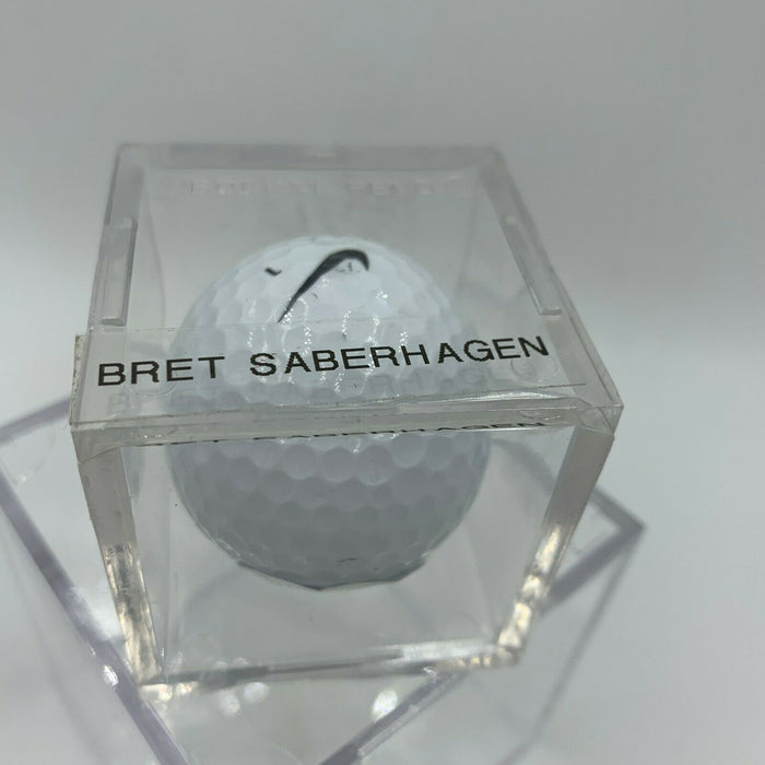 Bret Saberhagen Kansas City Royals Signed Autographed Golf Ball PGA With JSA COA