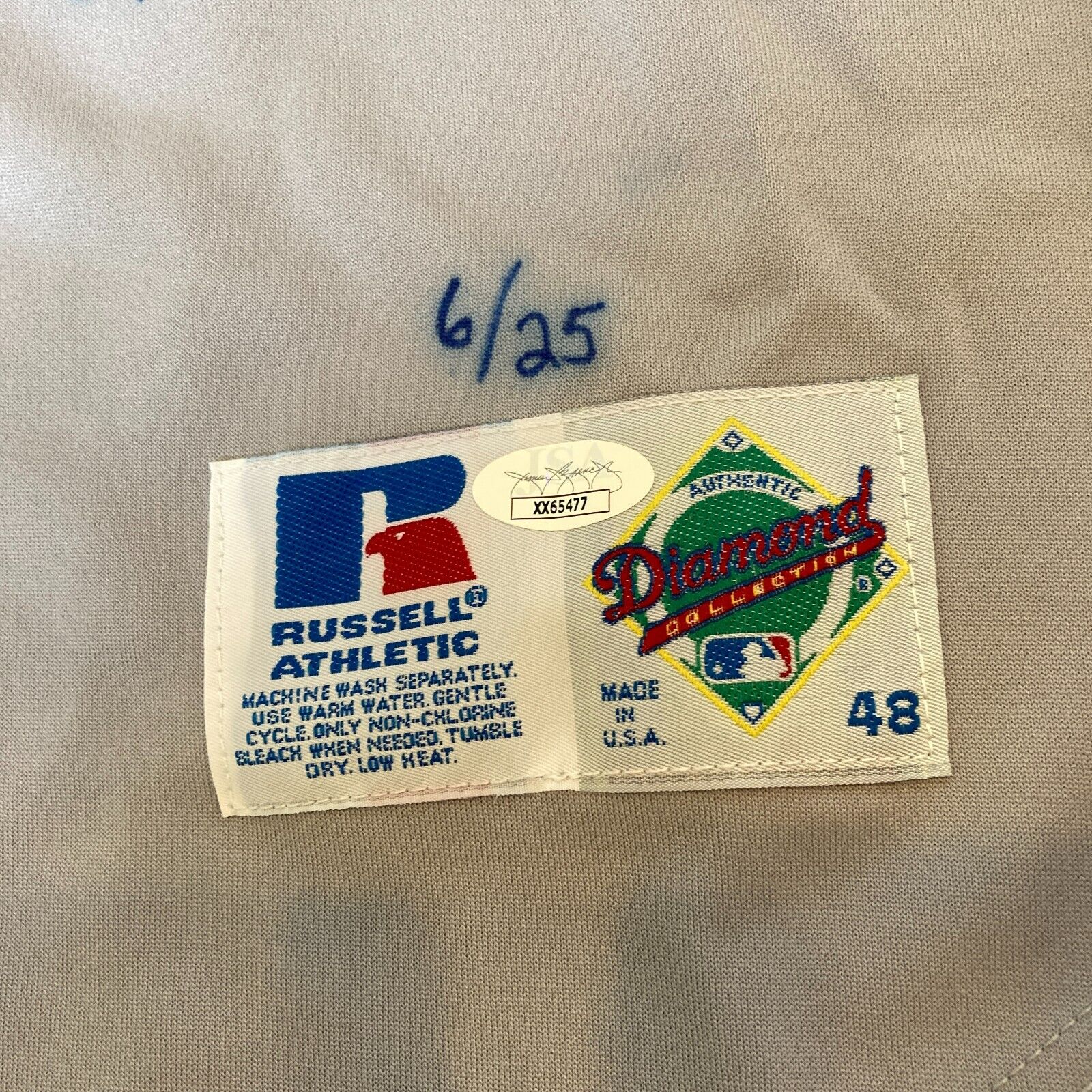 1996 New York Yankees World Series Champs Team Signed Jersey Derek Jeter Jsa