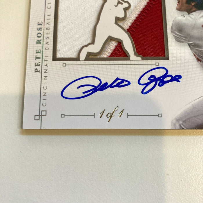 2014 Panini National Treasures Pete Rose #1/1 One Of One Jersey Auto