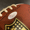 2008 Pro Bowl Team Signed Football Peyton Manning Ben Roethlisberger JSA COA