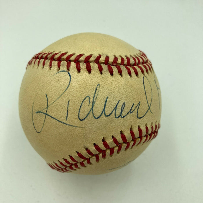 Richard Kline & Norman Fell Three's Company Signed Baseball JSA COA