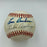 Joe Cronin Luke Appling Boudreau Aparicio HOF Shortstops Signed Baseball JSA COA
