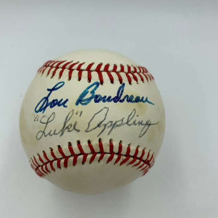 Joe Cronin Luke Appling Boudreau Aparicio HOF Shortstops Signed Baseball JSA COA
