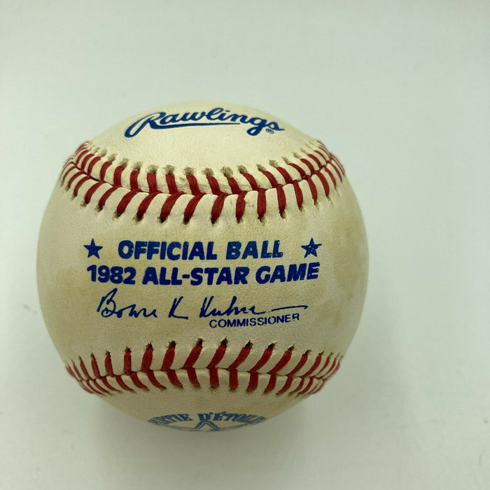 Steve Sax Signed Vintage Rawlings Official 1982 All Star Game Baseball