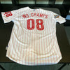 2008 Philadelphia Phillies World Series Champs Team Signed Jersey With JSA COA