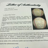 Incredible 1970's George Brett 11 Times! Signed American League Baseball PSA DNA