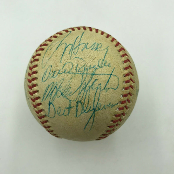 1981 Cleveland Indians Team Signed Official American League Baseball