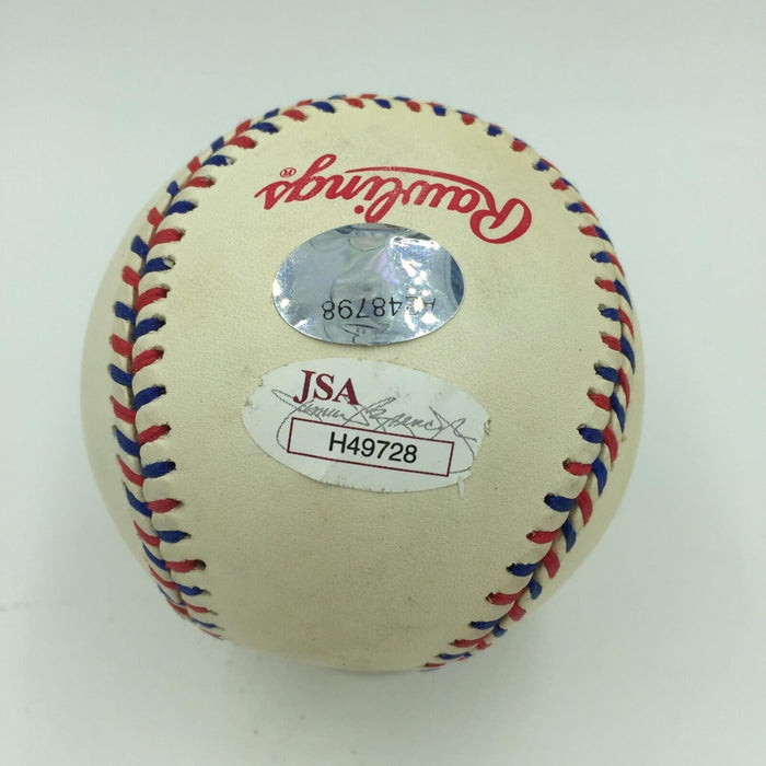 Mike Piazza Signed Autographed Official 1996 All Star Game Baseball JSA Sticker