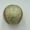 Beautiful Jackie Robinson 1952 Brooklyn Dodgers Team Signed Baseball JSA COA