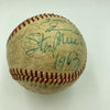 Jimmie Foxx HOF Legends 1963 All Star Game Dinner Multi Signed Baseball PSA DNA