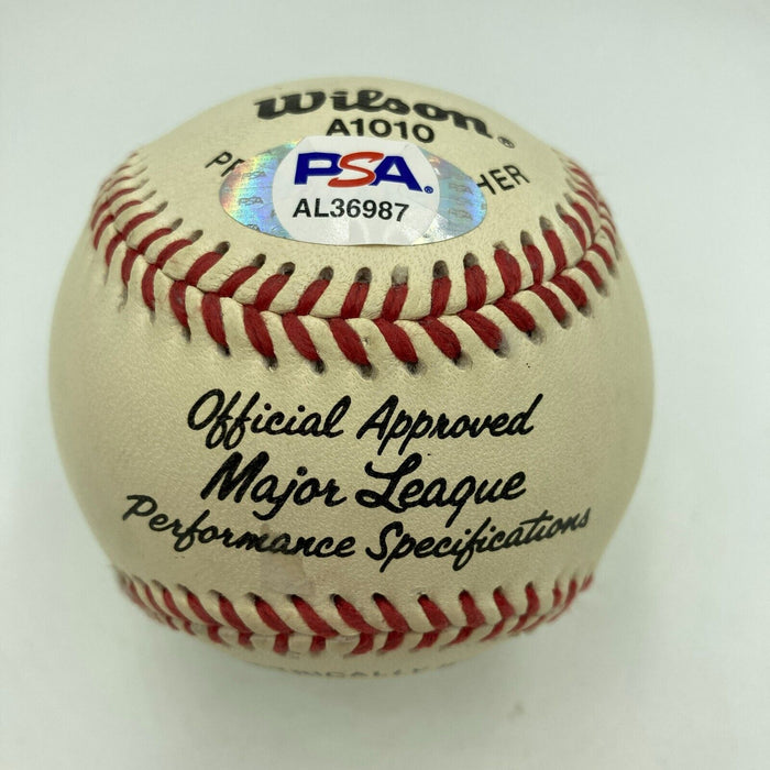 Randy Johnson 1980's Rookie Era Single Signed Major League Baseball PSA DNA COA