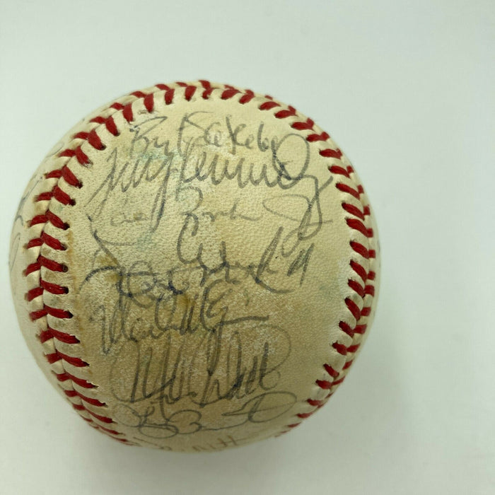 1987 All Star Game Signed Baseball Kirby Puckett Cal Ripken Jr Mark McGwire JSA