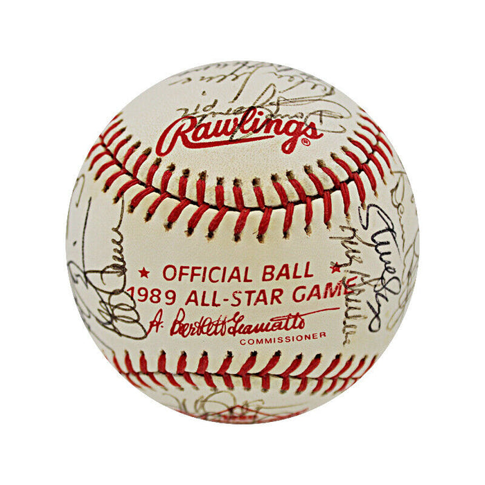 1989 All Star Game Team Signed Baseball Bo Jackson Kirby Puckett Ripken JSA COA