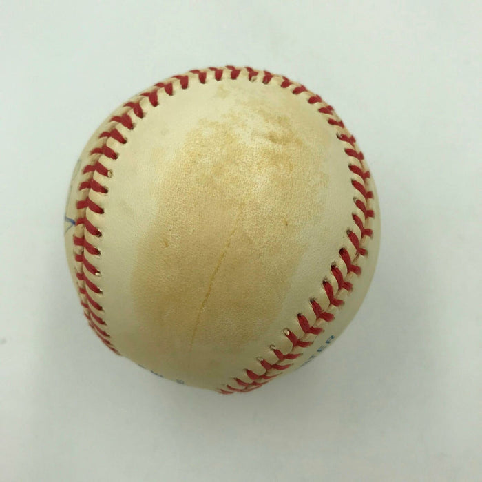 Rare Willie Mays Rookie Of The Year Winners Multi Signed Baseball With JSA COA