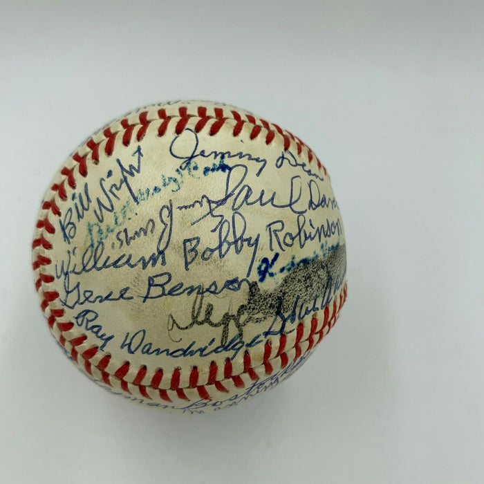 The Finest Negro League Signed Baseball Willie Mays Hank Aaron Ernie Banks JSA