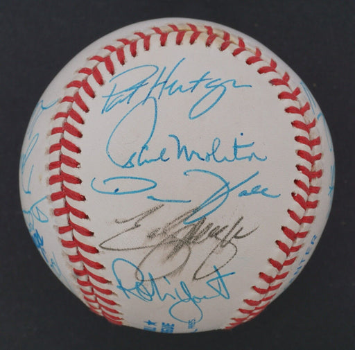 Paul Molitor Robin Yount Hall Of Fame Multi Signed Baseball Beckett COA