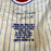 Ernie Banks "Mr. Cub" Signed Authentic Chicago Cubs STAT Jersey JSA COA