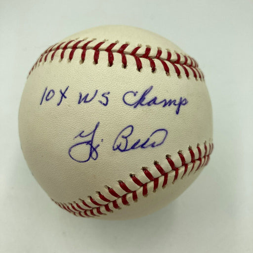 Yogi Berra 10X World Series Champ Signed Major League Baseball JSA COA
