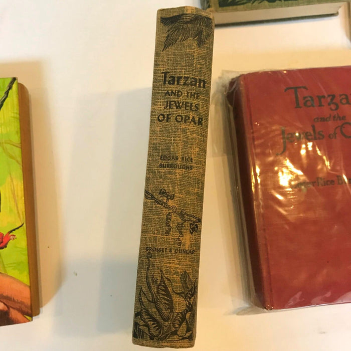 Lot Of 8 Vintage Tarzan Books From The 1950's
