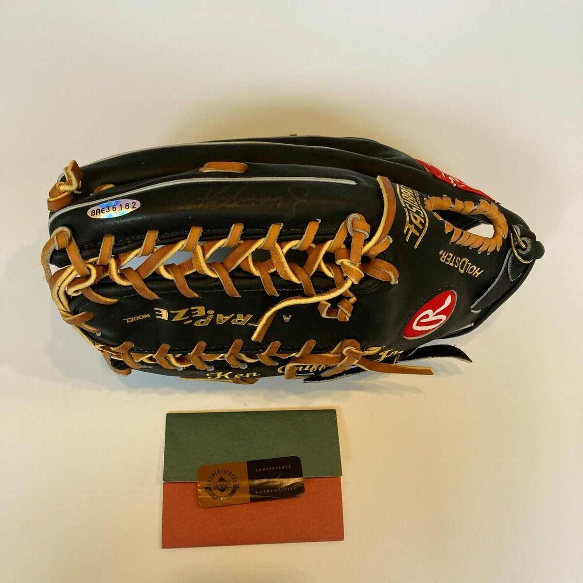 Lot Detail - Ken Griffey Jr. Autographed Fielding Glove UDA