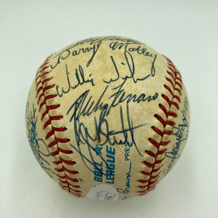 1985 Kansas City Royal World Series Champs Team Signed Baseball With JSA COA