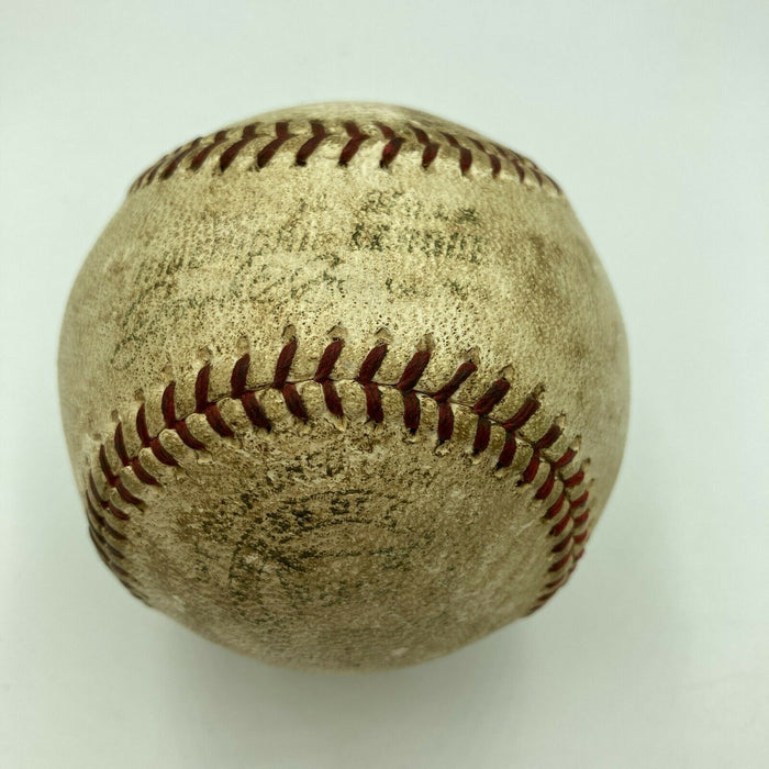 Luis Aparicio Signed 1950's American League Cronin Game Used Baseball JSA COA