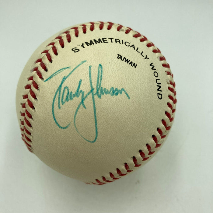 Randy Johnson 1980's Rookie Era Single Signed Major League Baseball PSA DNA COA