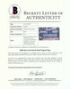 2000 New York Giants Champs Team Signed Super Bowl XXXV Display Sign Beckett COA