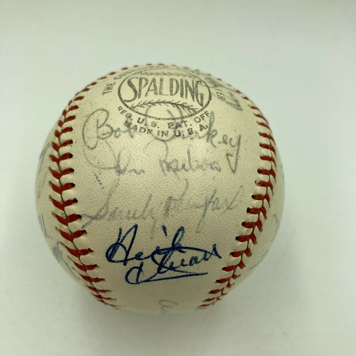 Roberto Clemente Willie Mays Hank Aaron 1961 All Star Game Signed Baseball JSA