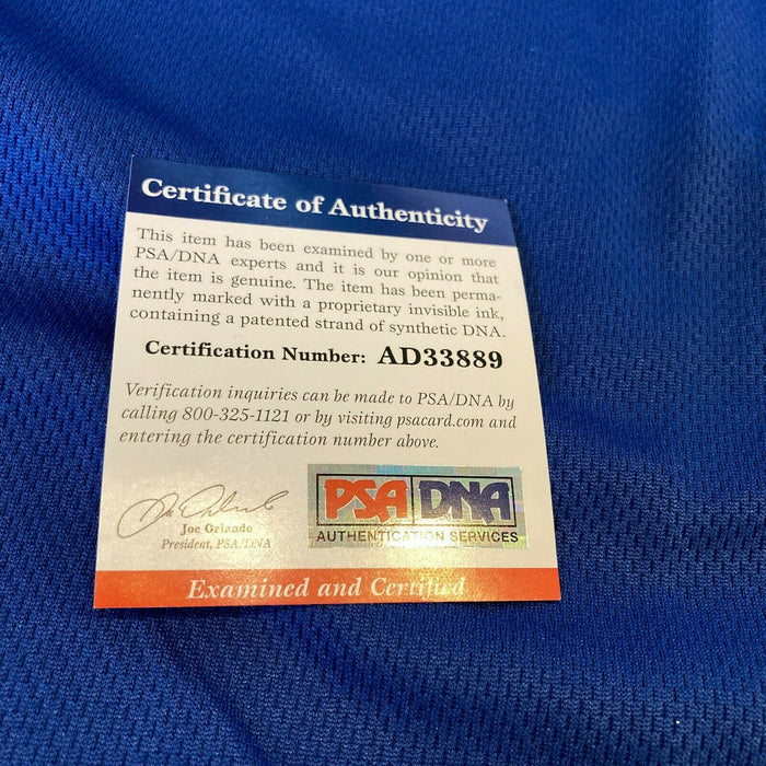 Nolan Ryan Signed Heavily Inscribed STATS Texas Rangers Jersey PSA DNA COA