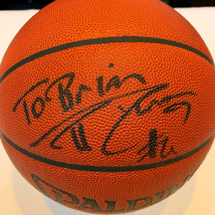 Tim Duncan Signed Official NBA Spalding Basketball With JSA COA Spurs