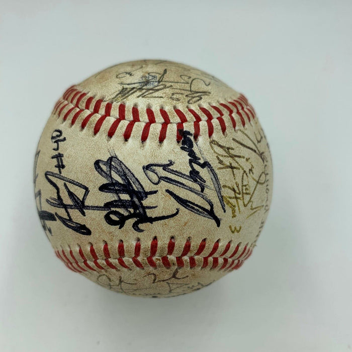 Jose Altuve JD Martinez Pre Rookie Astros Minor League Team Signed Baseball JSA