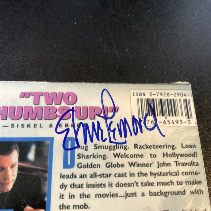 Elmore Leonard Signed Autographed Get Shorty VHS Movie With JSA COA