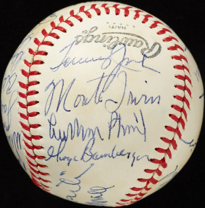 George Steinbrenner Billy Martin Robert Merrill HOF Multi Signed Baseball JSA