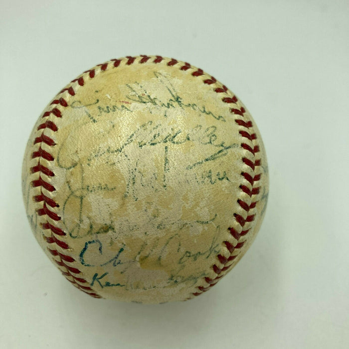 1963 New York Mets Team Signed National League Baseball Casey Stengel