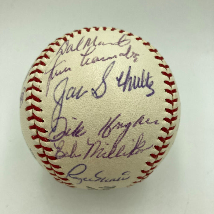 Stunning 1967 St. Louis Cardinals World Series Champs Team Signed Baseball PSA