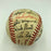 Hall Of Fame Multi Signed Cracker Jack Old Timers Game Baseball Beckett COA