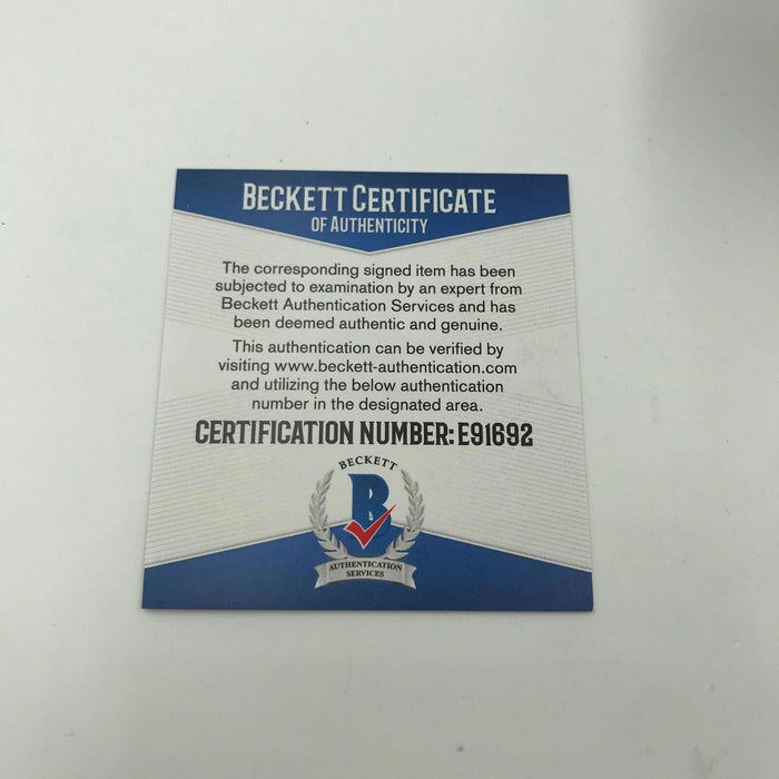 Rare Gene Kelly Single Signed American League Baseball Beckett COA Celebrity