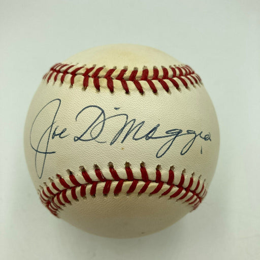 Joe Dimaggio Signed Official American League Baseball JSA COA