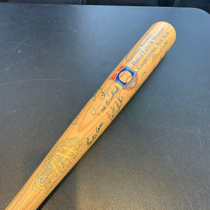 Tom Seaver Hall Of Fame Legends Multi Signed Cooperstown Bat With JSA COA