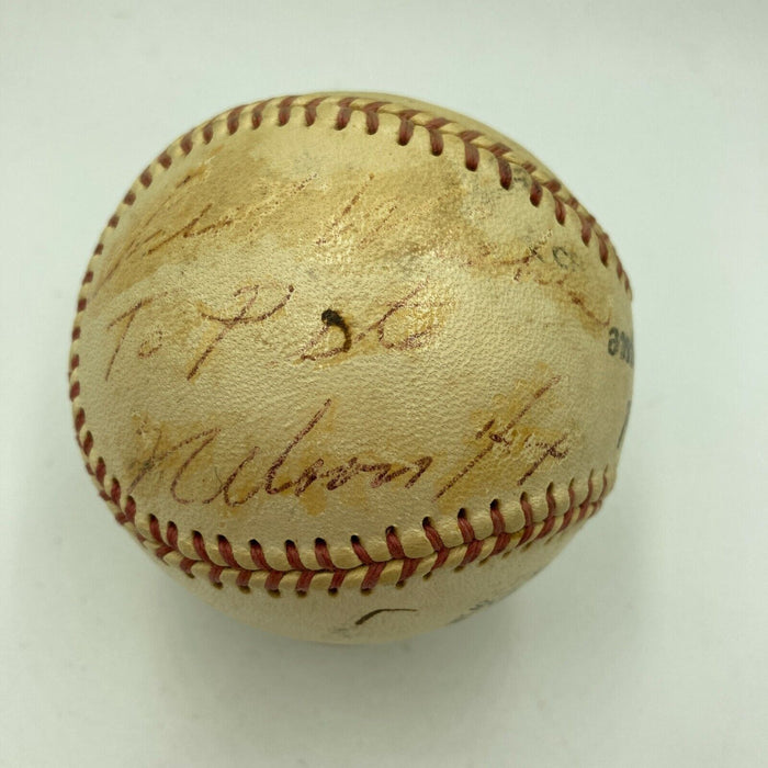 Rare Nellie Fox Single Signed Autographed 1950's Baseball With JSA COA