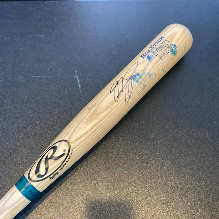 Mike Piazza Signed Game Used Rawlings Big Stick Baseball Bat Beckett COA