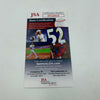 John Mabry "Hit For The Cycle 5-18-1996" Signed Major League Baseball JSA COA