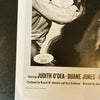 George Romero & Judith O'Dea Signed Night Of The Living Dead Poster JSA COA