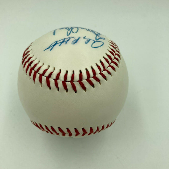 Derek Jeter 1998 New York Yankees World Series Champs Team Signed Baseball PSA